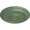 Ekena Millwork Traditional Ceiling Medallion (Fits Canopies up to 2 3/4"), Hand-Painted Athenian Green, 12"OD x 1"P CM12TRAGF - alternate 2